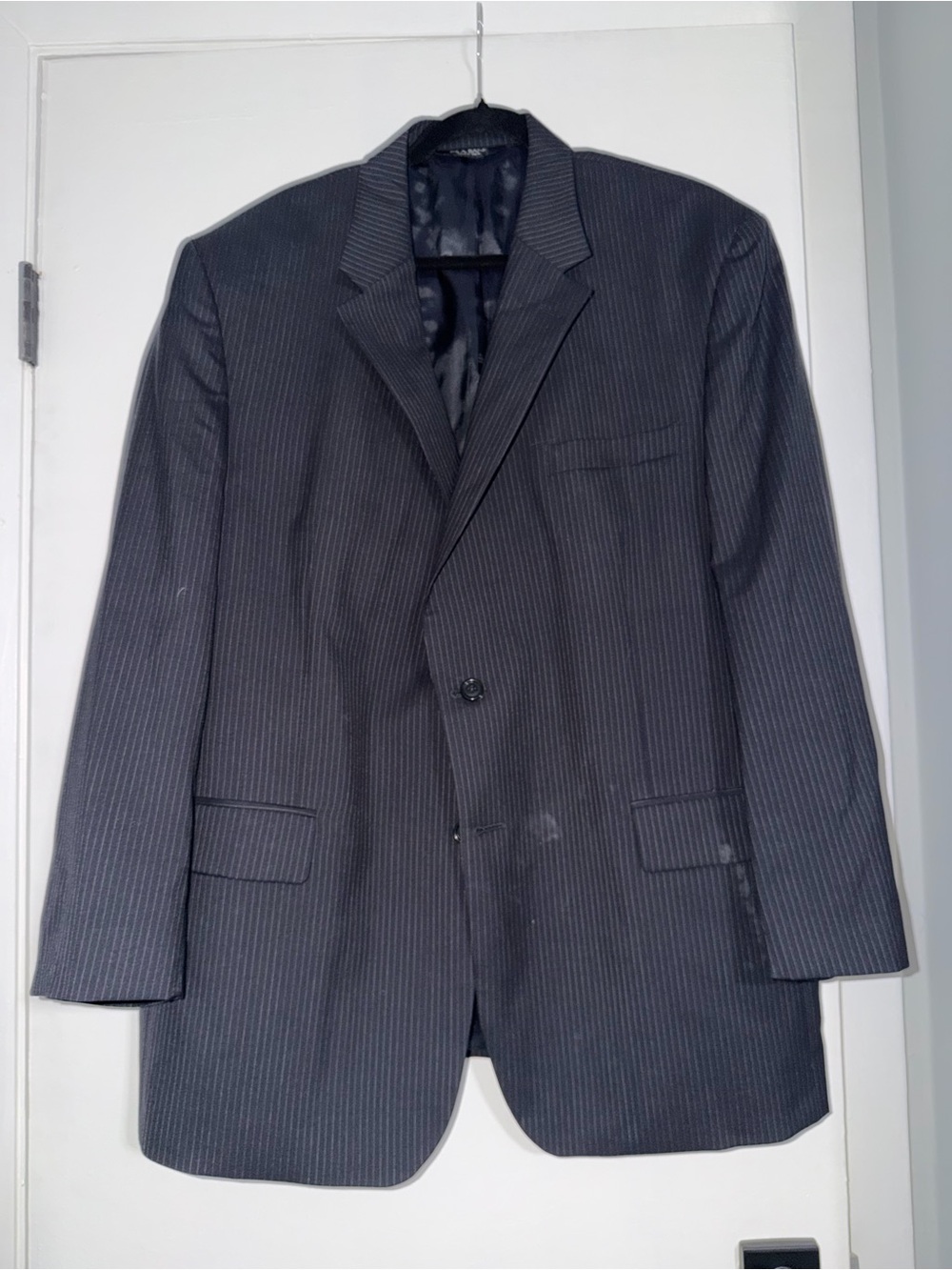 Jos. A. Bank Dark Navy Pinstripe Suit Jacket